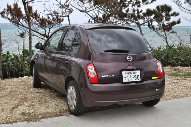 Fried pig's liver with sage.Notice typhoon damage to usually lush vegetation
