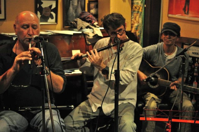 Gerard plays the flute.  I play with the new whistle