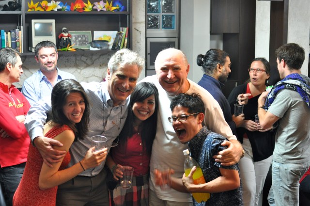 Am I squeezing Hisashi's shoulder too hard?