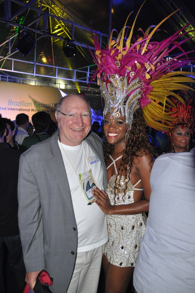 She was very impressed by my stomach.