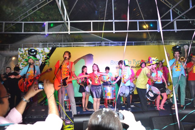 Well, my heart went "boom",  When I crossed that room,  And I held her hand in mine... 