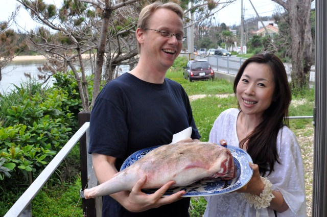 It takes 2 people to carry it