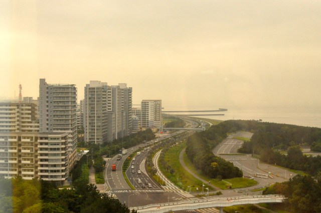 Not Okinawa but Chiba. The grey bit is Tokyo Bay, which would be blue in Okinawa.
