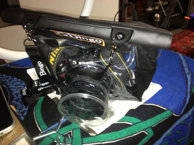 Underwater camera bag thing. Not sure if I trust it.