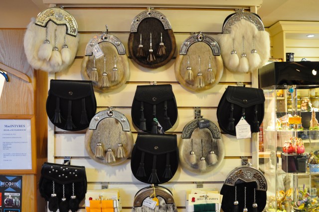 A sporran shop