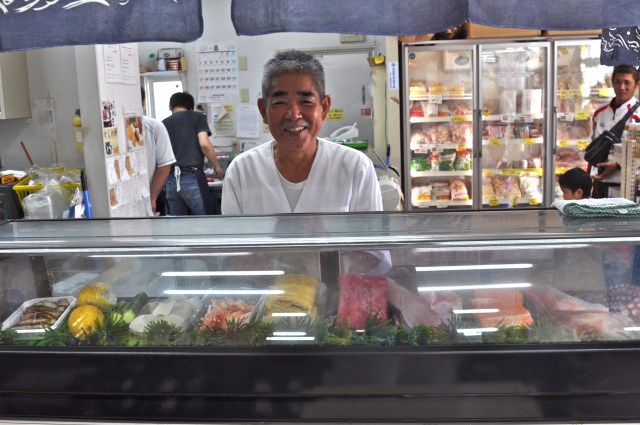 Fresh, authentic the fish comes from a few hundred metres away. Yes, you can get it in SF or London but it is not the same. The guy makes each nigiri by hand in front of you.