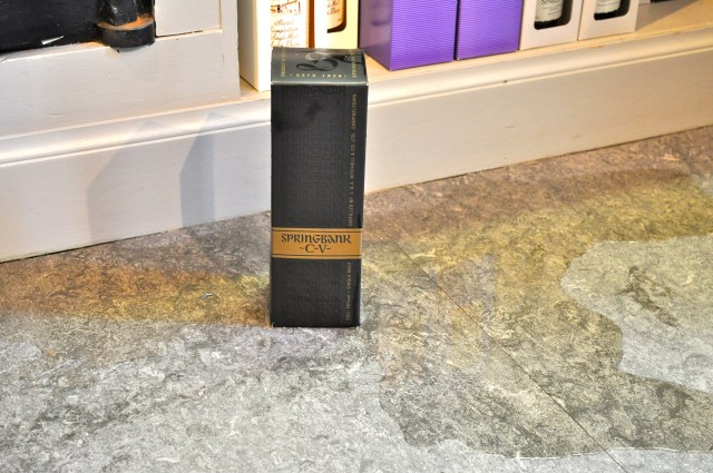 The wet stuff is whisky.