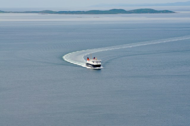 The Islay boat passes Gigha