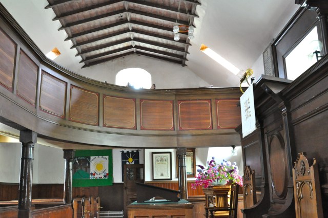 Upstairs where I sat