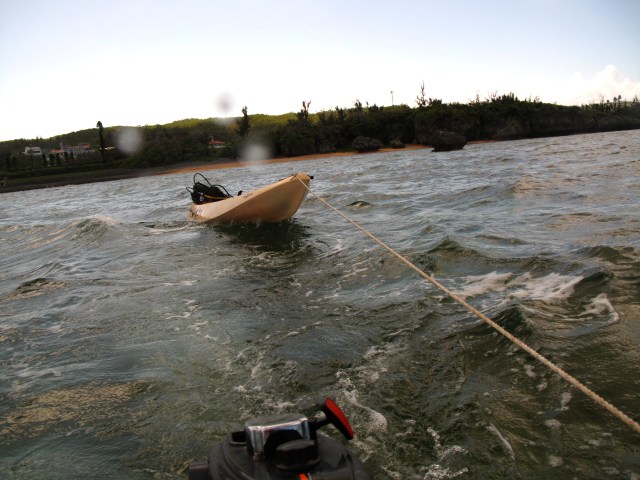 Kayak with tank and BCD