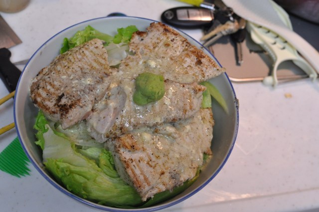 Tuna and green stuff salad