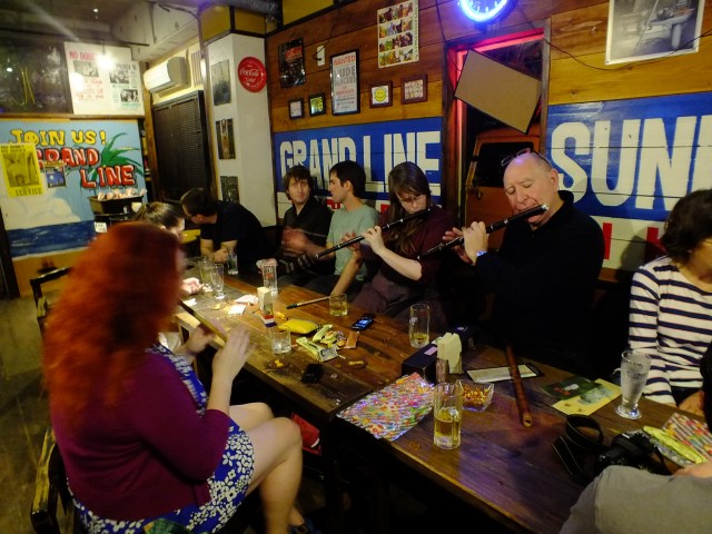 Tara, Mary and I go to it