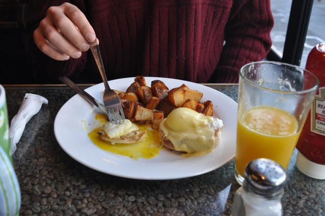 Eggs Benedict - it was Ben's birthday on Wednesday and we are still celebrating