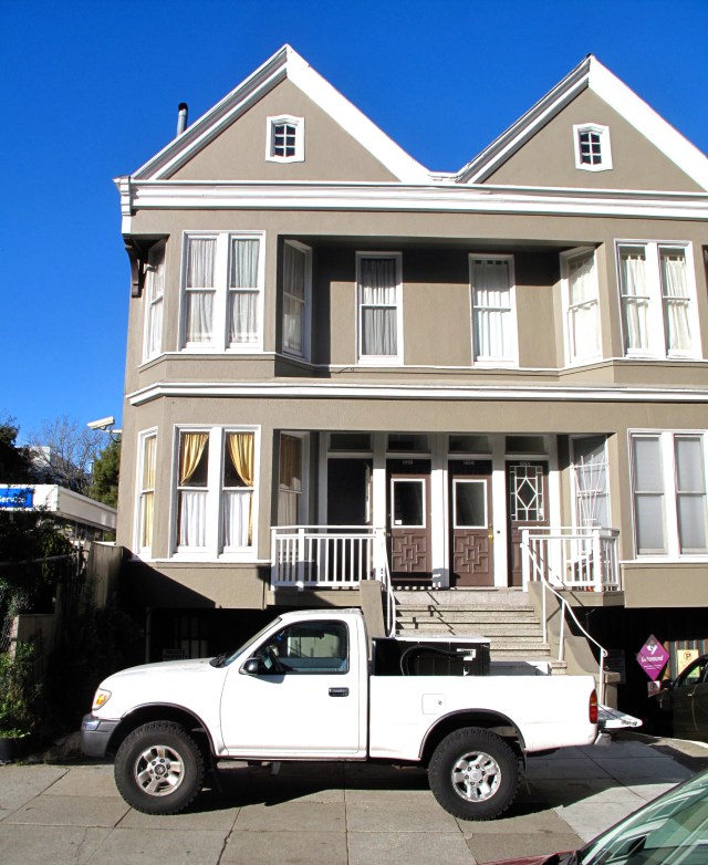 Polar vortex at the house in San Francisco