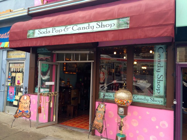 Only sells soda pop and candy