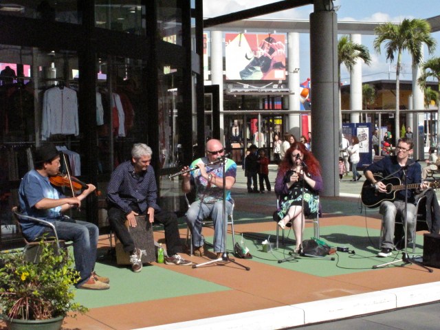 Irish music at a Japanese shopping mall...... because why not. I stole this caption from Tara.