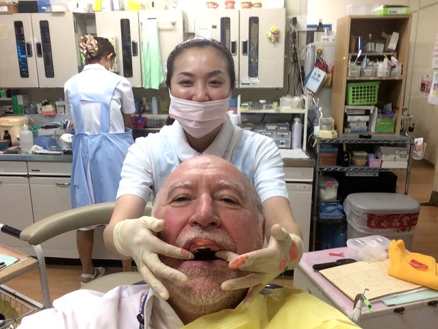 The dentist here is such fun!