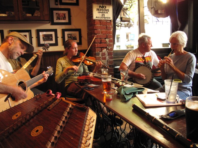 Mary plays the whistle