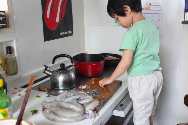 Freshly pulled from the East China Sea