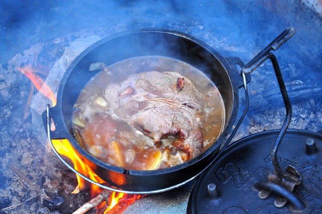 Food cooked outside always taste so much better