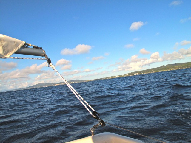 Okinawa from the sea