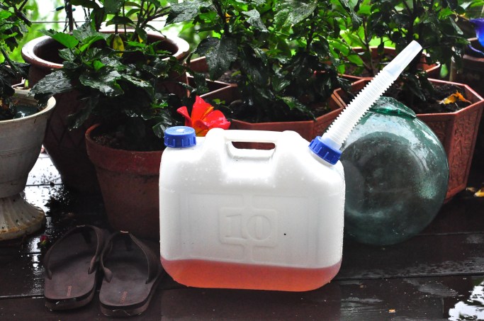 Gas tank all the way from Zamami