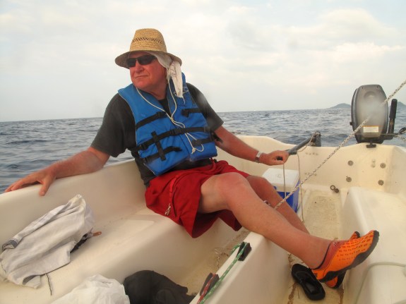 My old-man-post-operation leg.