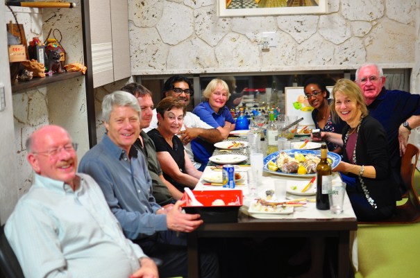 We also have a good party with prized old and new friends.