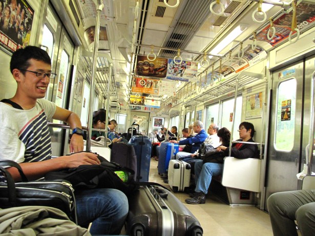 Last train to Narita.