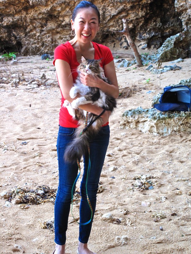 Yoko with  cat