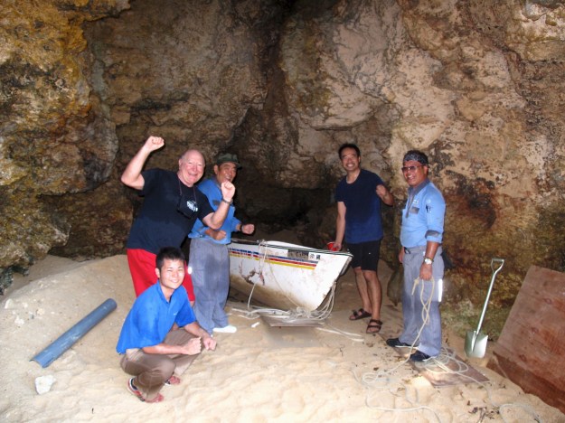 Ready to breast the waves