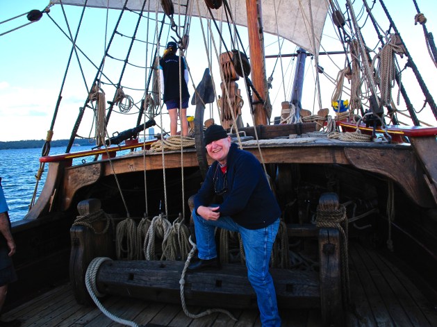 I used to have a 14.6 sailing dinghy, you know.