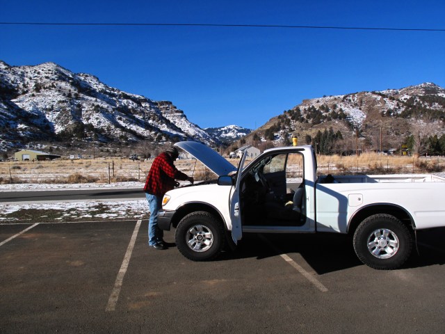 The truck was magnificent.