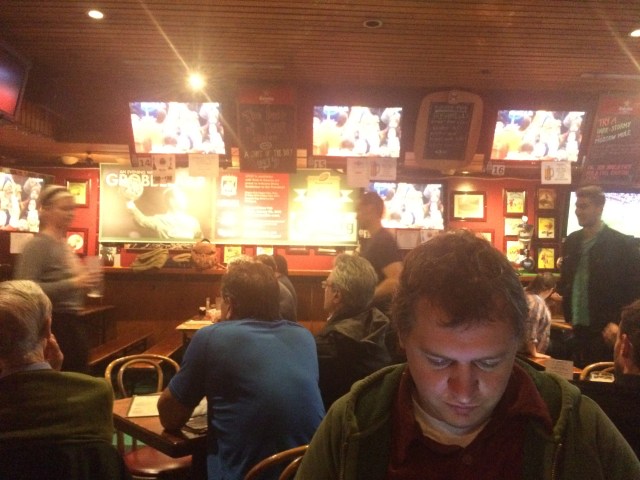 What is Ben staring at?