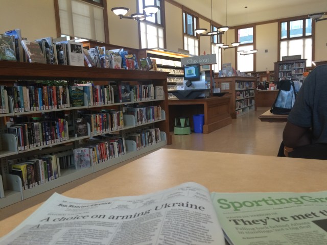 I read th NYT and San Francisco Chronicle.