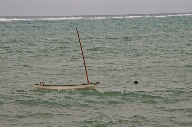 New boat back on the mooring.