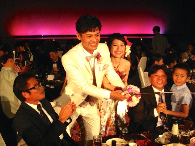 Here's to you Mr and Mrs Nagamine