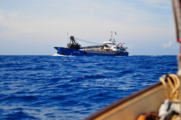 I am far out on the wild and wistful ocean