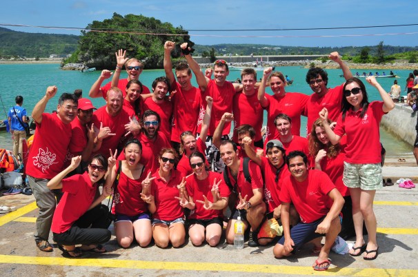 Our bodies between our knees