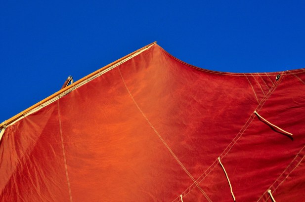 Red Sail in the sunset