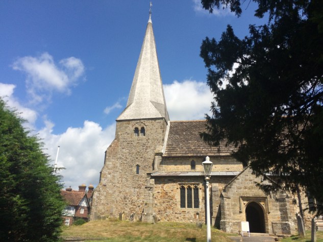 One of the Saxon churches where  Gibbons is buried.