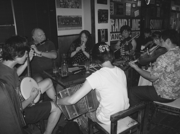 It is 30 degrees, the cicadas are deafening, I can't drink because I am driving. Far cry from Galway