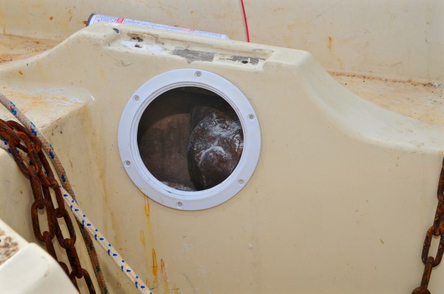 Lovely hatch cover rim.