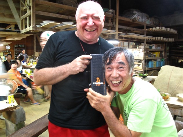 The other Matsuda  sensei is happy because I give him a bottle of Springbank.