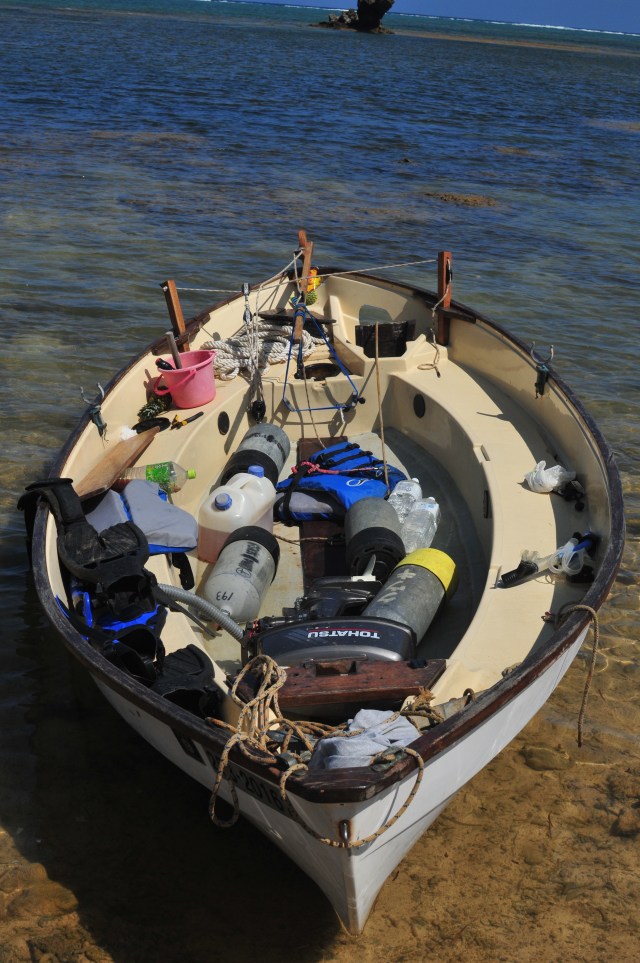 New rudder split pins, new mainsail lacing,leather on the yard where it bashes against the mast, retighten thwart bolts.