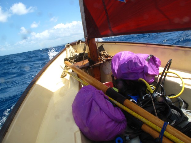 Heavily laden with adventure stuff